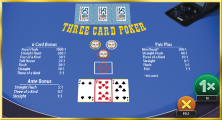 Three Card Poker screenshot