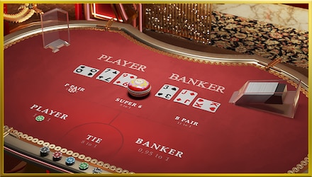 First Person Golden Wealth Baccarat screenshot
