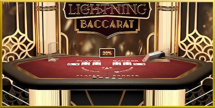 First Person Lightning Baccarat screenshot