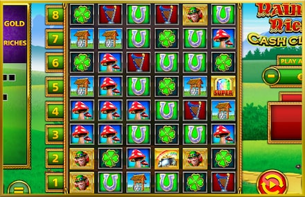 Rainbow Riches Cash Cluster screenshot