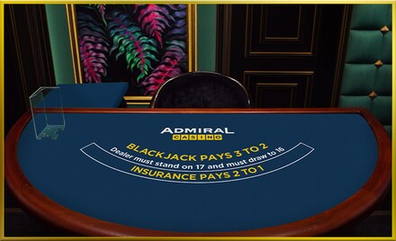 Admiral Casino Live Blackjack screenshot