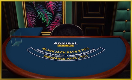 Admiral Casino Live Blackjack screenshot