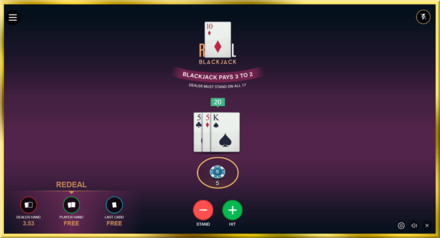 ReDeal Blackjack screenshot