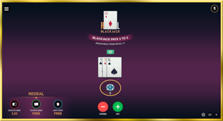 ReDeal Blackjack screenshot
