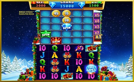 BINGO STAXX Rudolphs Reign screenshot