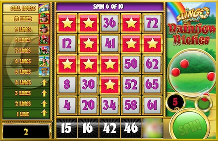 Rainbow Riches Slingo screenshot