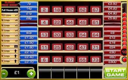 Deal or No Deal Slingo screenshot