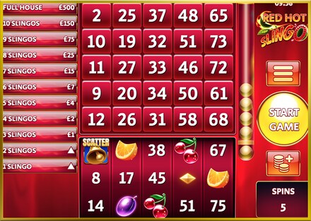 Red Hot Slingo screenshot