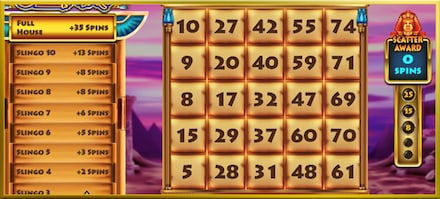 Cleopatra Slingo screenshot