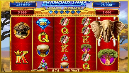 Diamond Link: Mighty Elephant Win Ways screenshot