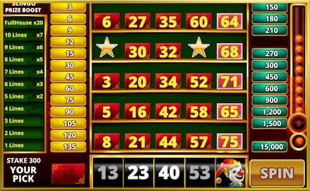 Slingo Fortunes screenshot