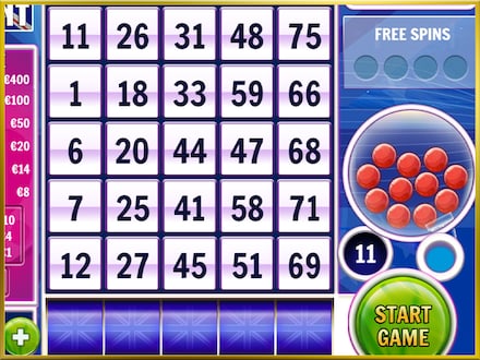 Slingo Britain's Got Talent screenshot