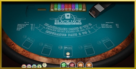 Perfect Pairs and 21+3 Blackjack screenshot