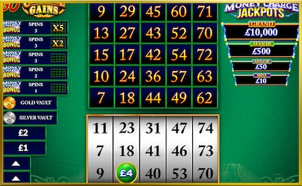 Slingo Capital Gains screenshot