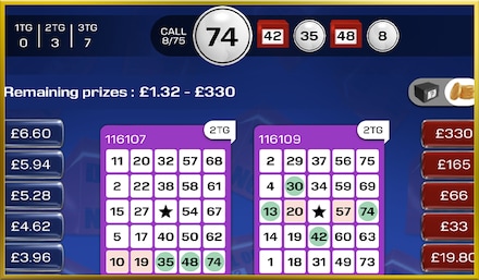 Deal Or No Deal Bingo 75 screenshot