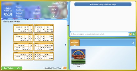 Fluffy Favourites Bingo screenshot