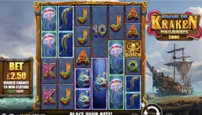 Release the Kraken Megaways screenshot