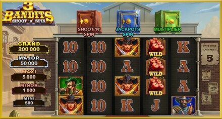 Three Bandits: Shoot 'n' Spin screenshot