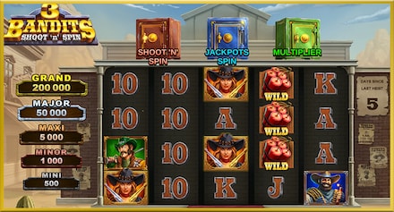 Three Bandits: Shoot 'n' Spin screenshot