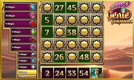 Slingo Genie Gemstones screenshot