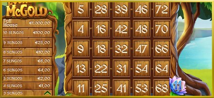 Slingo Lucky McGold screenshot