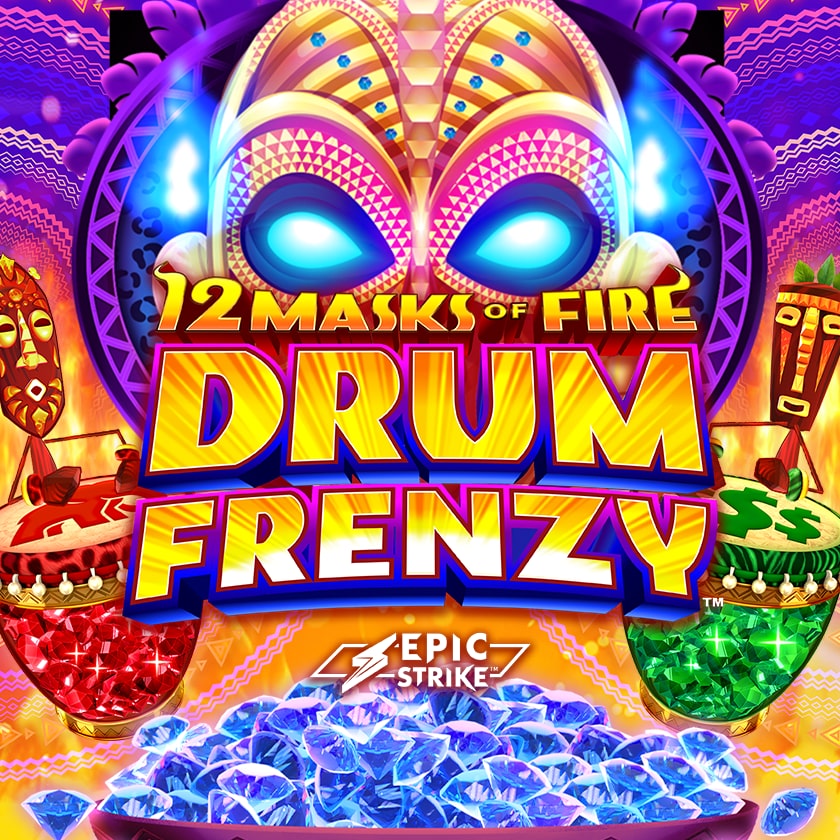 12 Masks Of Fire Drum Frenzy Online | AdmiralCasino [100 Free Spins]