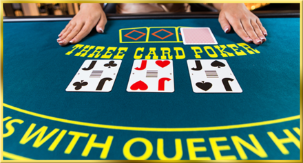 Live Three Card Poker screenshot