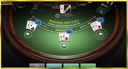Admiral Casino Blackjack 6 Decks screenshot